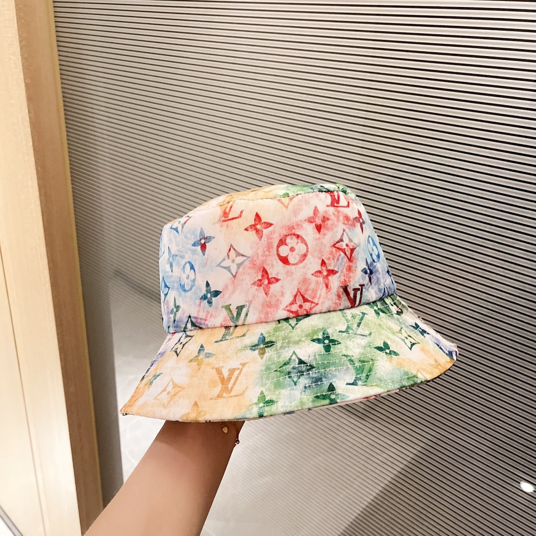 Louis Vuitton Camouflage Graffiti Bucket Hat