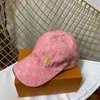 Louis Vuitton Embroidered Denim Baseball Cap