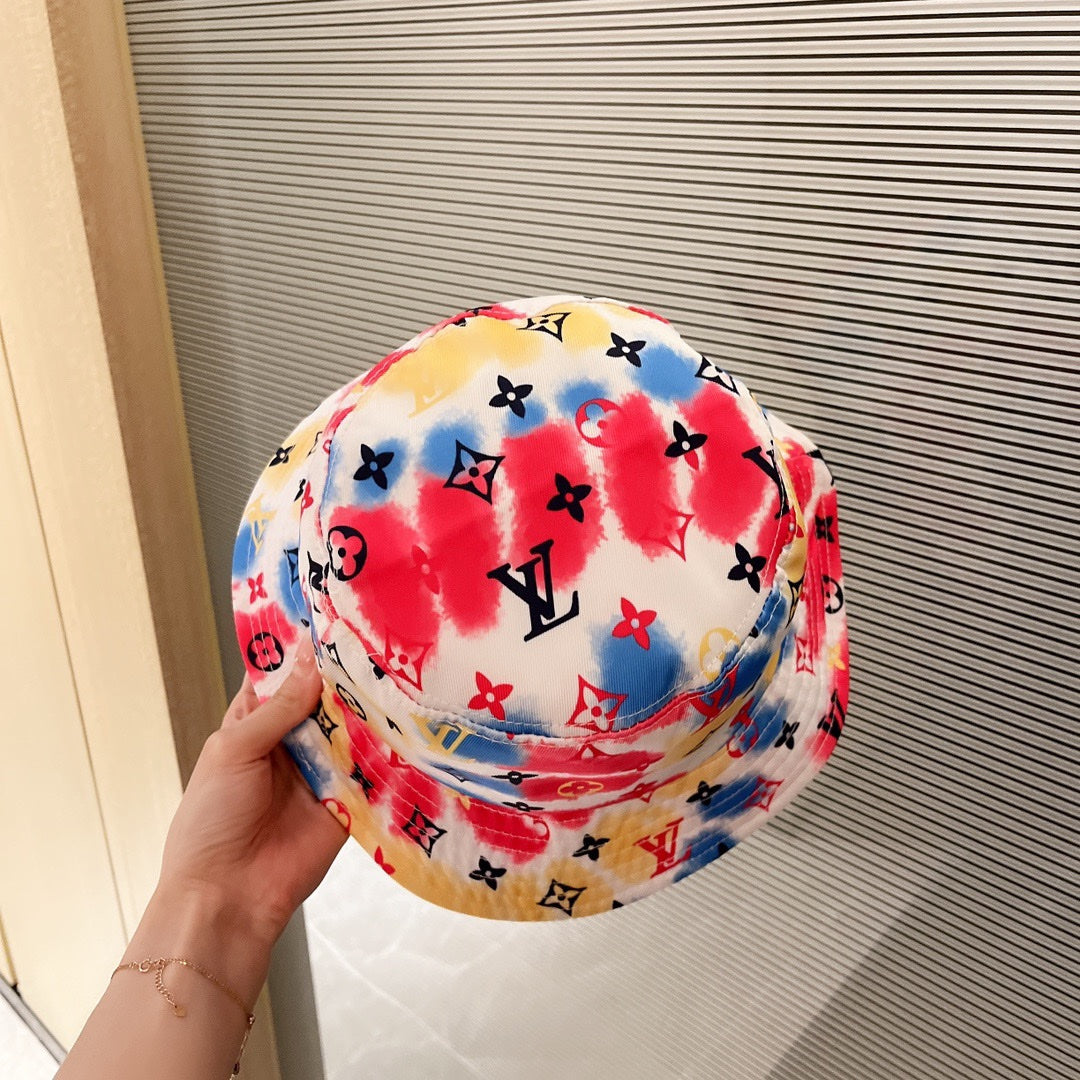Louis Vuitton Camouflage Graffiti Bucket Hat