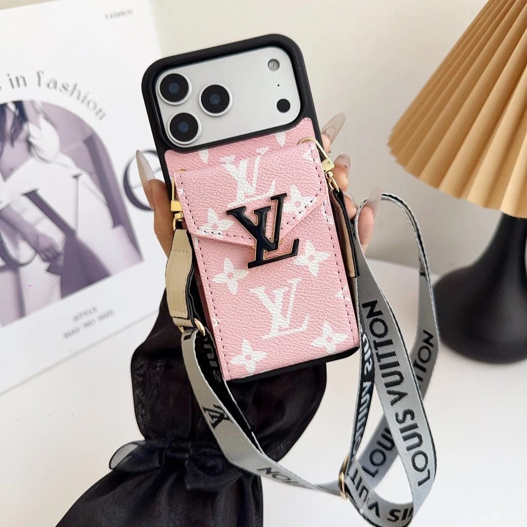 Louis Vuitton iPhone 17 Pro Max Wallet Card Holder Case – Luxury Designer Cover