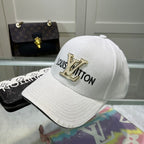 Luxury Louis Vuitton Baseball Cap for Men & Women Metal Logo