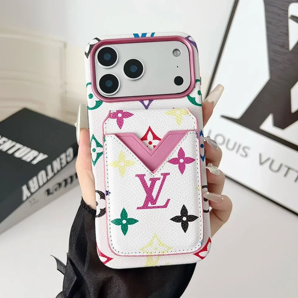 Louis Vuitton iPhone 18 Pro Case with Cardholder – Small Monogram Leather