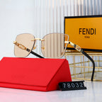 Fendi Metal Interlocking FF Polarized Sunglasses | Luxury Designer UV400 Eyewear