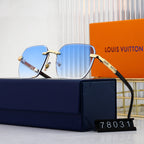 Louis Vuitton Rimless Polarized Sunglasses | Luxury Designer UV400 Eyewear