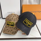 Fendi FF Embroidered Baseball Cap