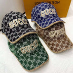 Gucci GG Jacquard Embroidered Baseball Cap