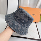 Louis Vuitton LV Monogram Jacquard Denim Bucket Hat for Men & Women