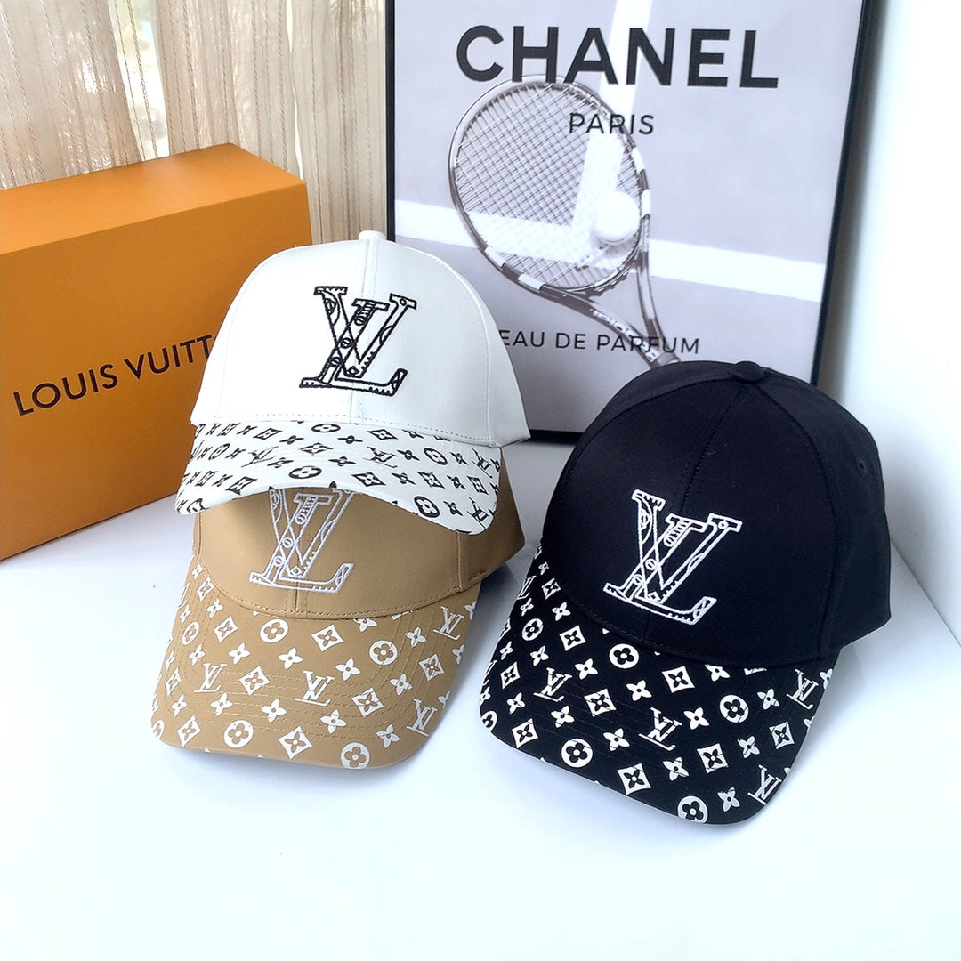 Louis Vuitton Monogram Embroidered Baseball Cap