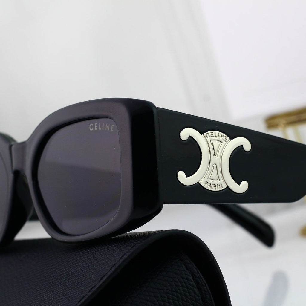 CELINE Oversized Square Polarized Sunglasses | Luxury Designer UV400 Eyewear