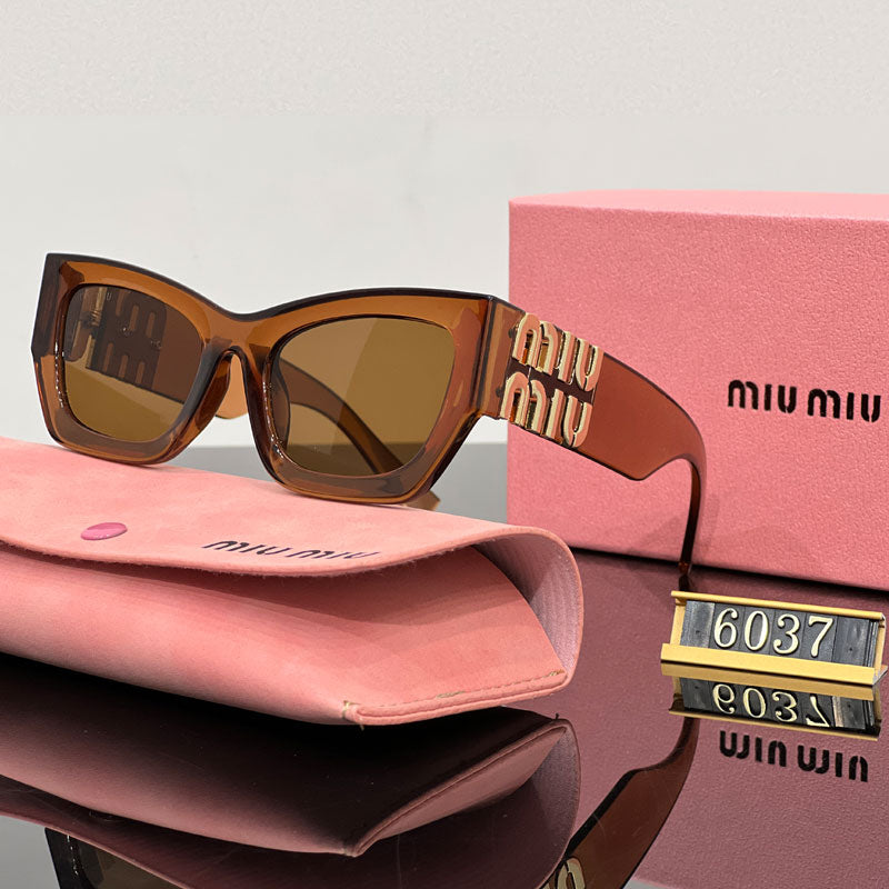 MIU MIU Fashion Square Polarized Sunglasses | Luxury Designer UV400 Eyewear