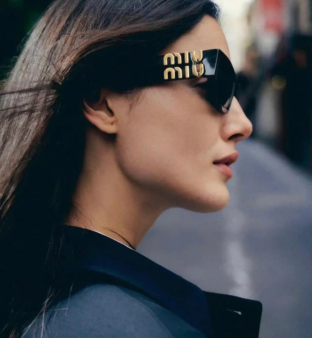 MIU MIU Fashion Square Polarized Sunglasses | Luxury Designer UV400 Eyewear