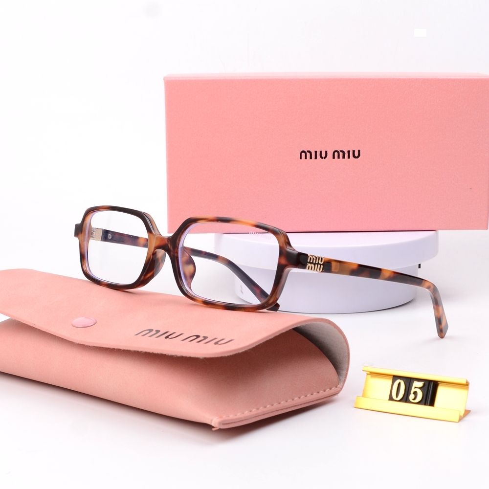Miu Miu Leopard Print Square Polarized Sunglasses | Luxury Designer UV400 Eyewear