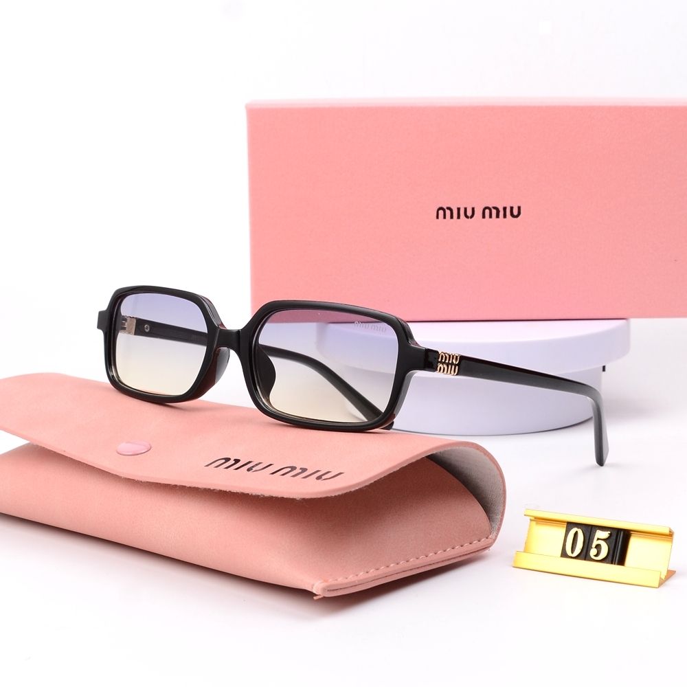 Miu Miu Leopard Print Square Polarized Sunglasses | Luxury Designer UV400 Eyewear