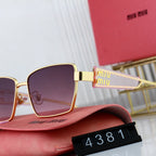 Miu Miu Retro Wide-Rim Rectangular Sunglasses | Luxury UV400 Eyewear