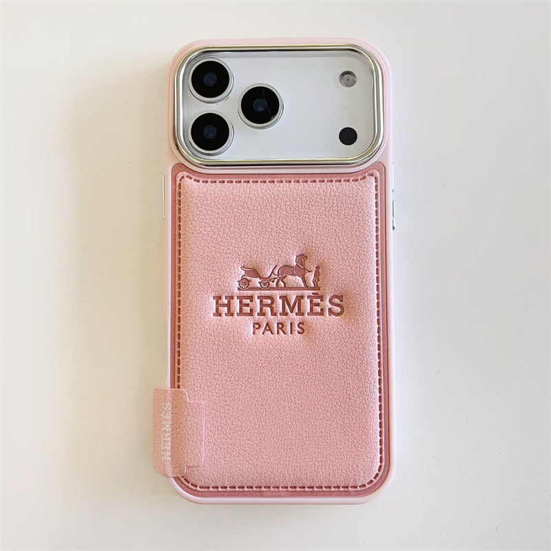 Luxury Hermes iPhone 17 Pro Max Case - Leather Hermes iPhone Case