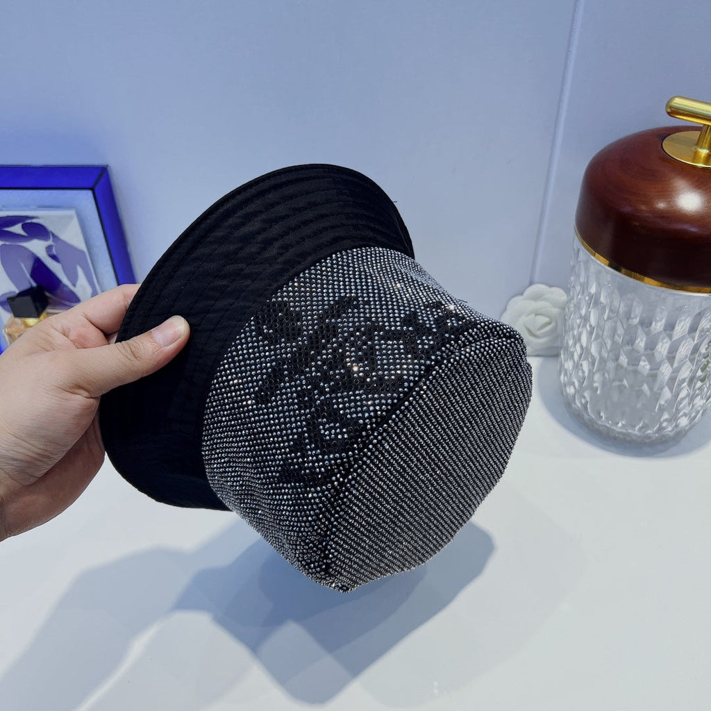 Prada Full Crystal Bucket Hat