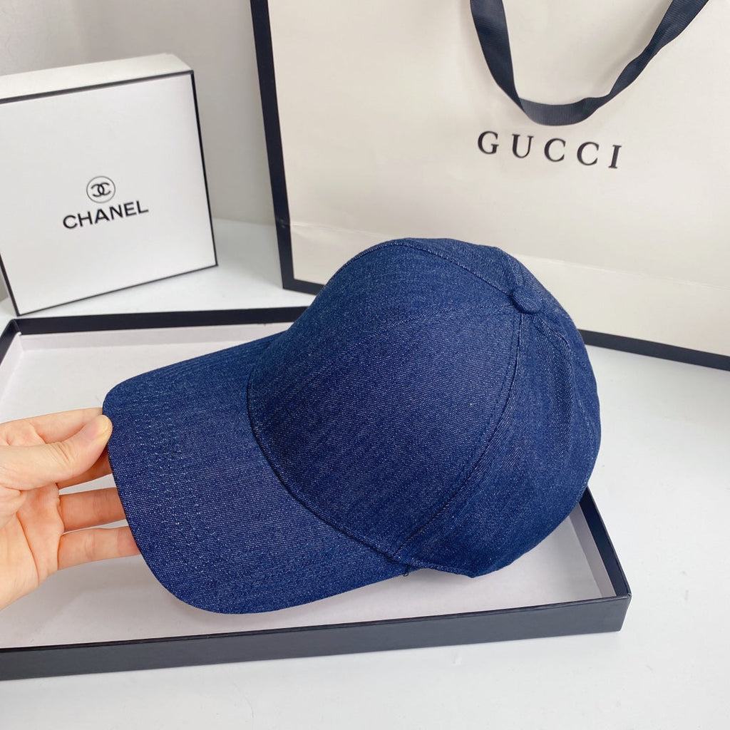 Prada Baseball Cap Dark Denim