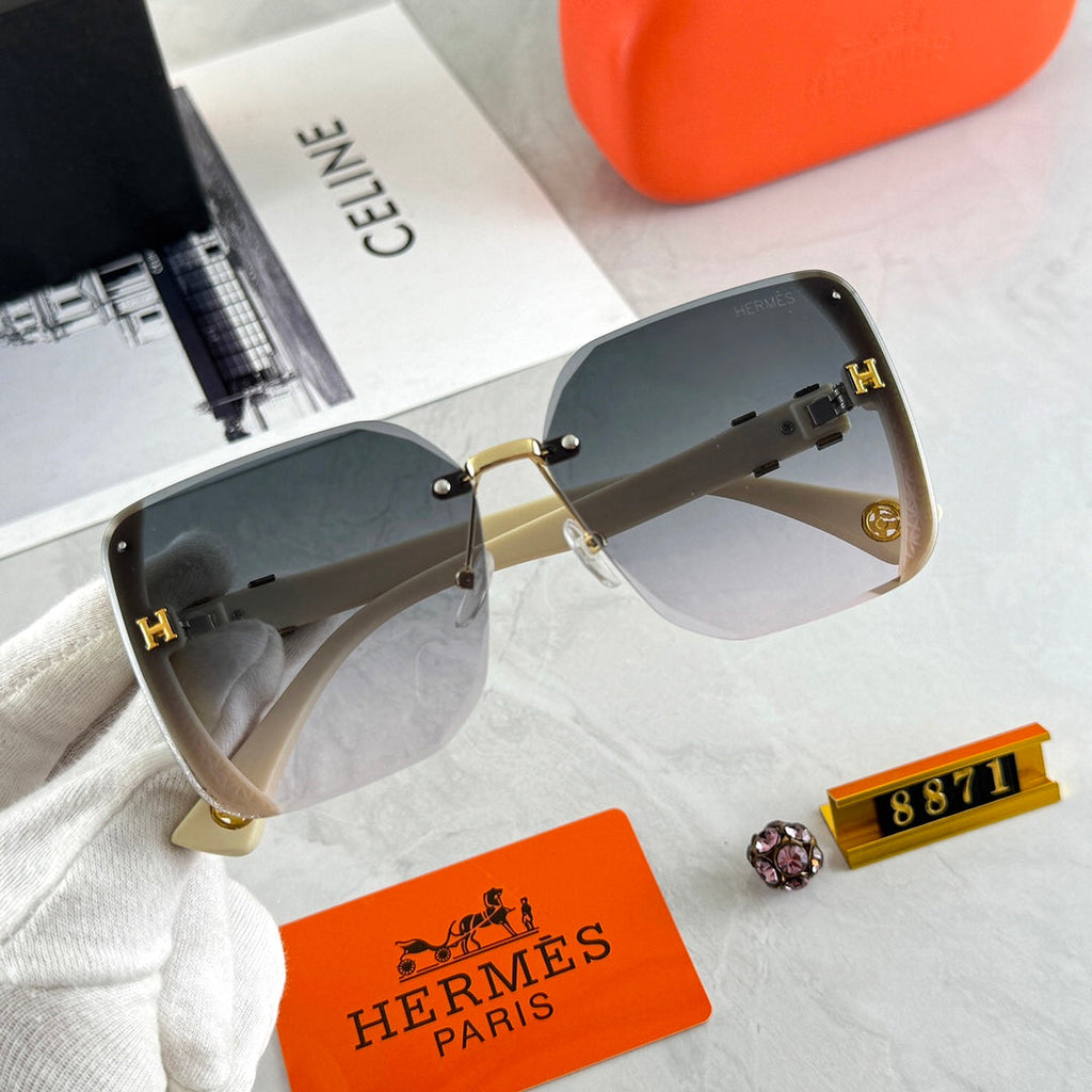 Hermès Square Polarized Sunglasses | Luxury Designer UV400 Eyewear