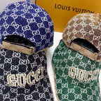 Gucci GG Jacquard Embroidered Baseball Cap