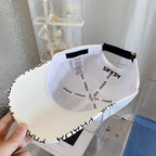 Prada Premium Cotton Embroidered Baseball Cap for Men & Women