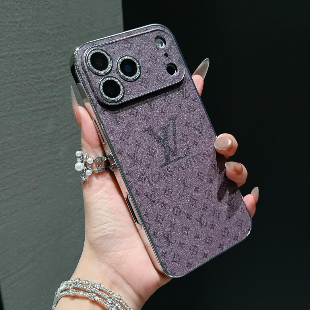 Shiny Louis Vuitton iPhone 17 Pro Max Case – Luxury Designer iPhone Case