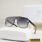 Versace Medusa Oversized Shield Polarized Sunglasses