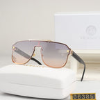 Versace Medusa Oversized Shield Polarized Sunglasses