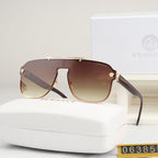Versace Medusa Oversized Shield Polarized Sunglasses
