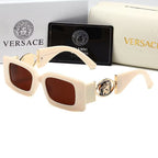 Versace Medusa Thick-Frame Rectangular Polarized Sunglasses