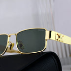 CELINE Triomphe Square Metal Sunglasses | Luxury UV400 Eyewear