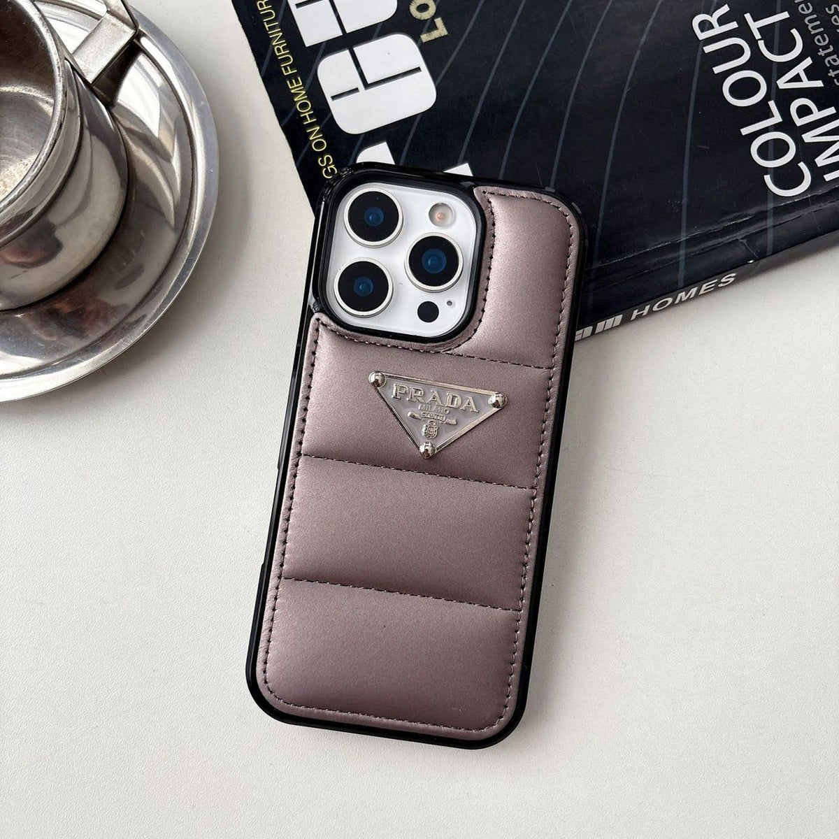Puffer Prada iPhone 17 Pro Max Case – Luxury Designer Phone Cover