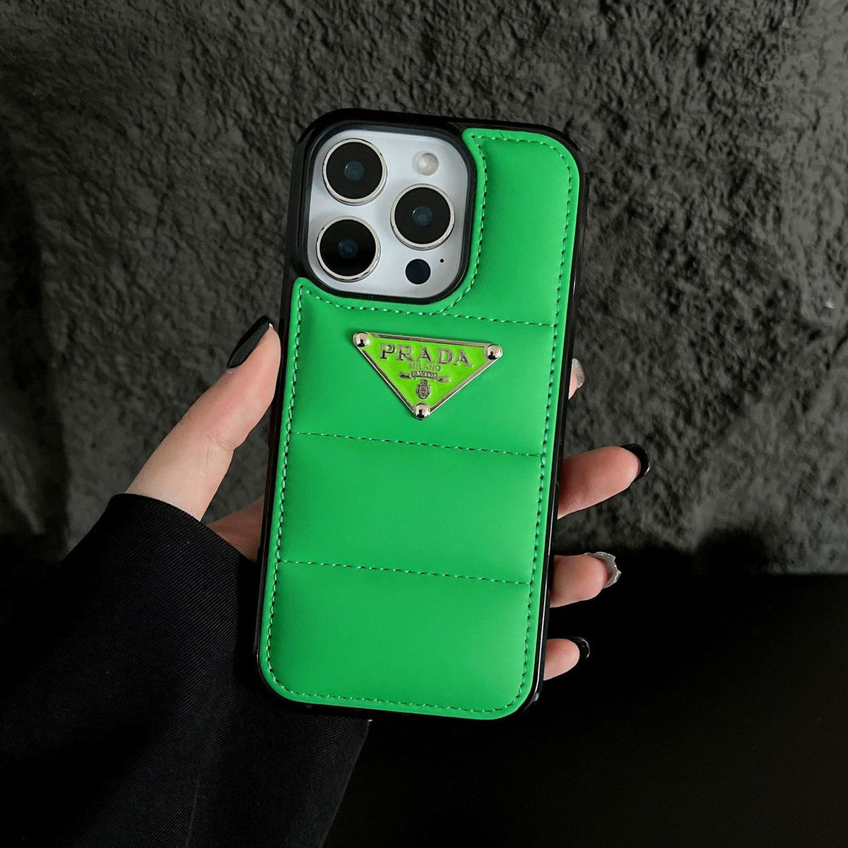 Puffer Prada iPhone 17 Pro Max Case – Luxury Designer Phone Cover