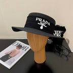 Luxury Prada Raffia Straw Sun Hat for Women
