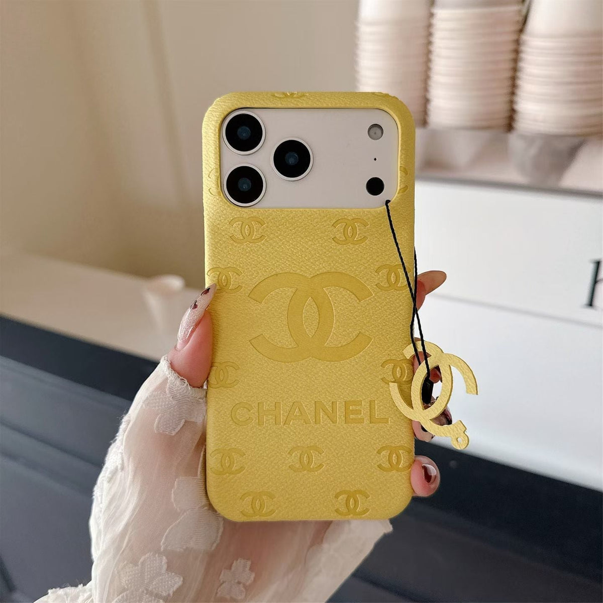 Luxury Chanel iPhone 18 Pro Max Case – Designer CC Quilted Phone Cover