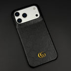 Luxury Gucci iPhone 18 Pro Case | GG Monogram Leather White