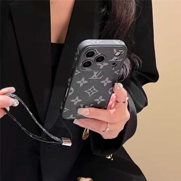 Louis Vuitton iPhone 18 Pro Max Case with Strap – Luxury Monogram Designer Cover
