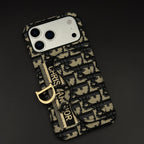 Oblique Dior iPhone 18 Pro Max Case with Card Holder – Luxury Dior Phone Case