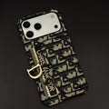 Oblique Dior iPhone 18 Pro Case with Card Holder – Luxury Dior Phone Case