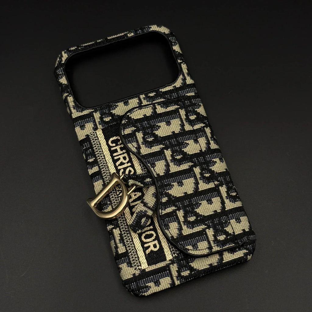 Oblique Dior iPhone 18 Pro Max Case with Card Holder – Luxury Dior Phone Case