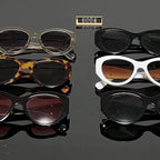 Chanel CC Rounded-Square Polarized Sunglasses