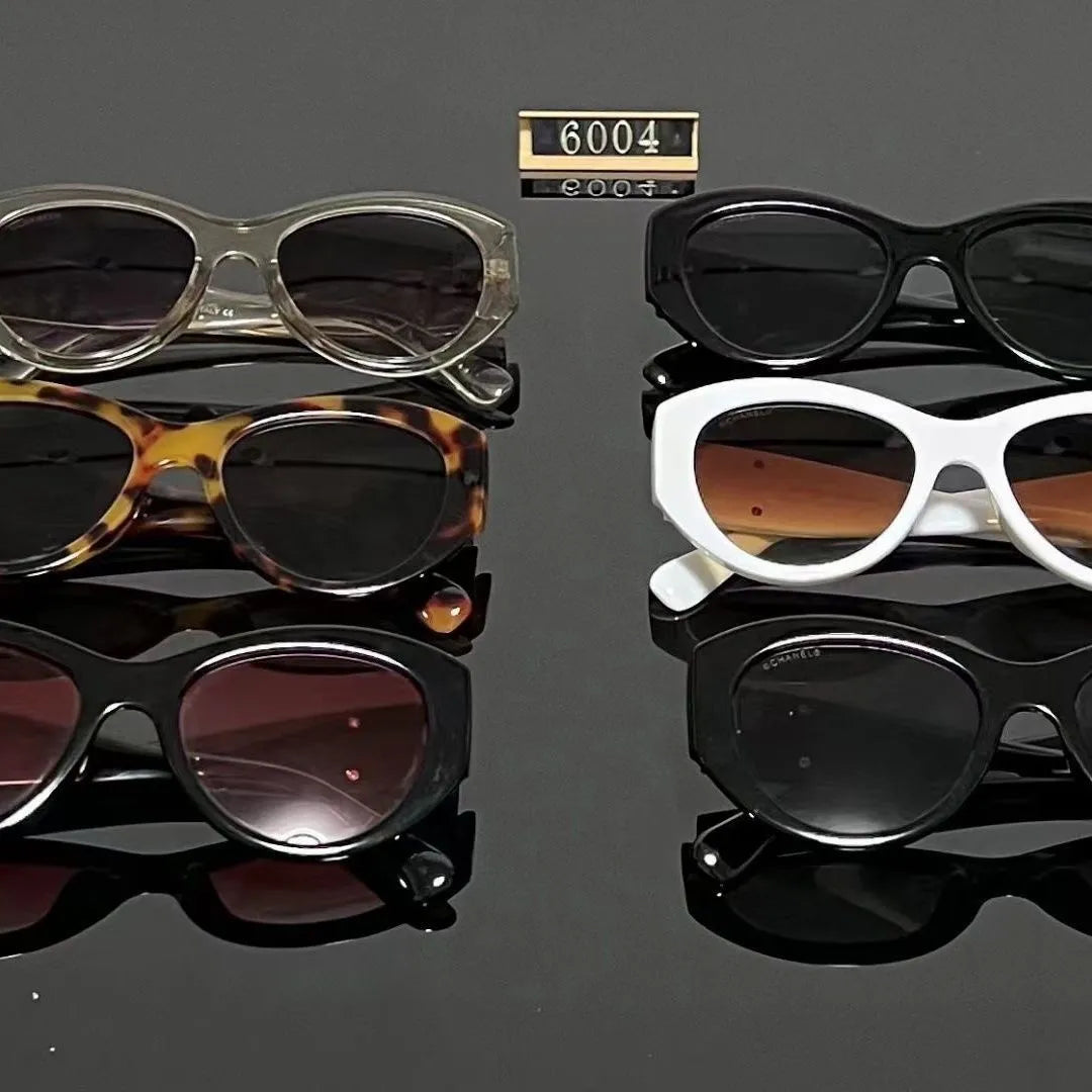 Chanel CC Rounded-Square Polarized Sunglasses