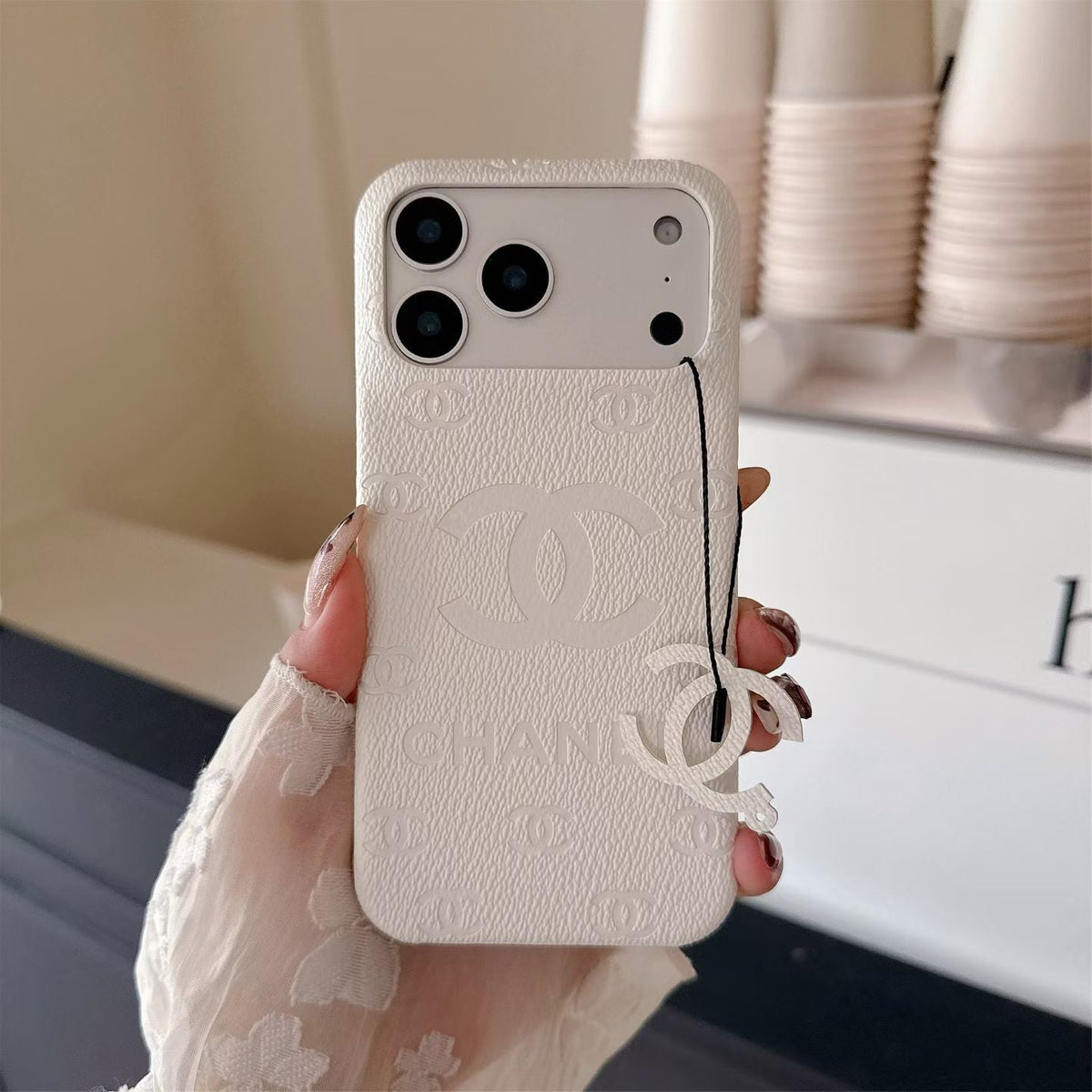 Luxury Chanel iPhone 18 Pro Max Case – Designer CC Quilted Phone Cover
