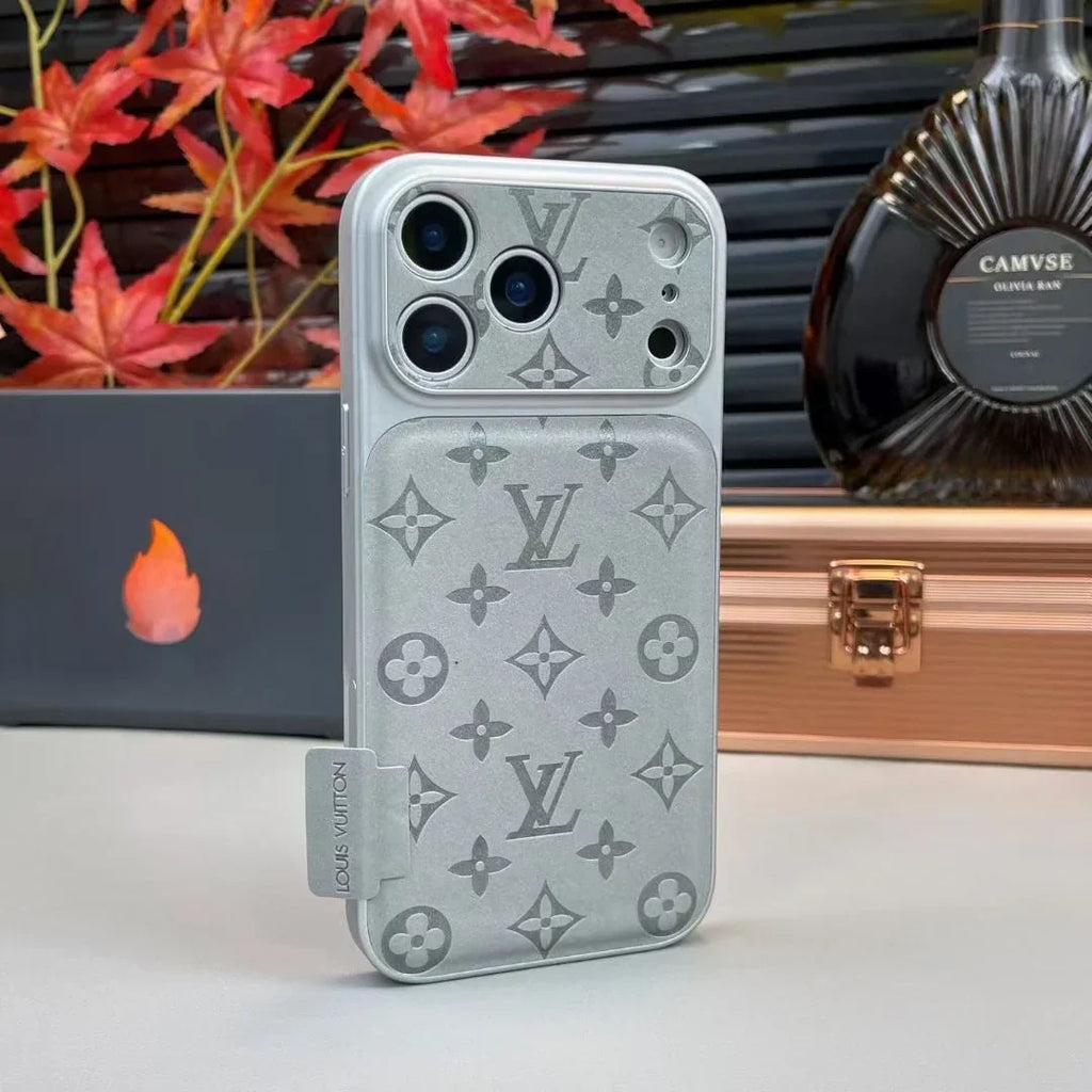 Louis Vuitton iPhone 18 Pro Case – Luxury Designer Leather Cover – Black