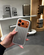 Gold Rimowa iPhone 17 Pro Max Case - Luxury Travel Design