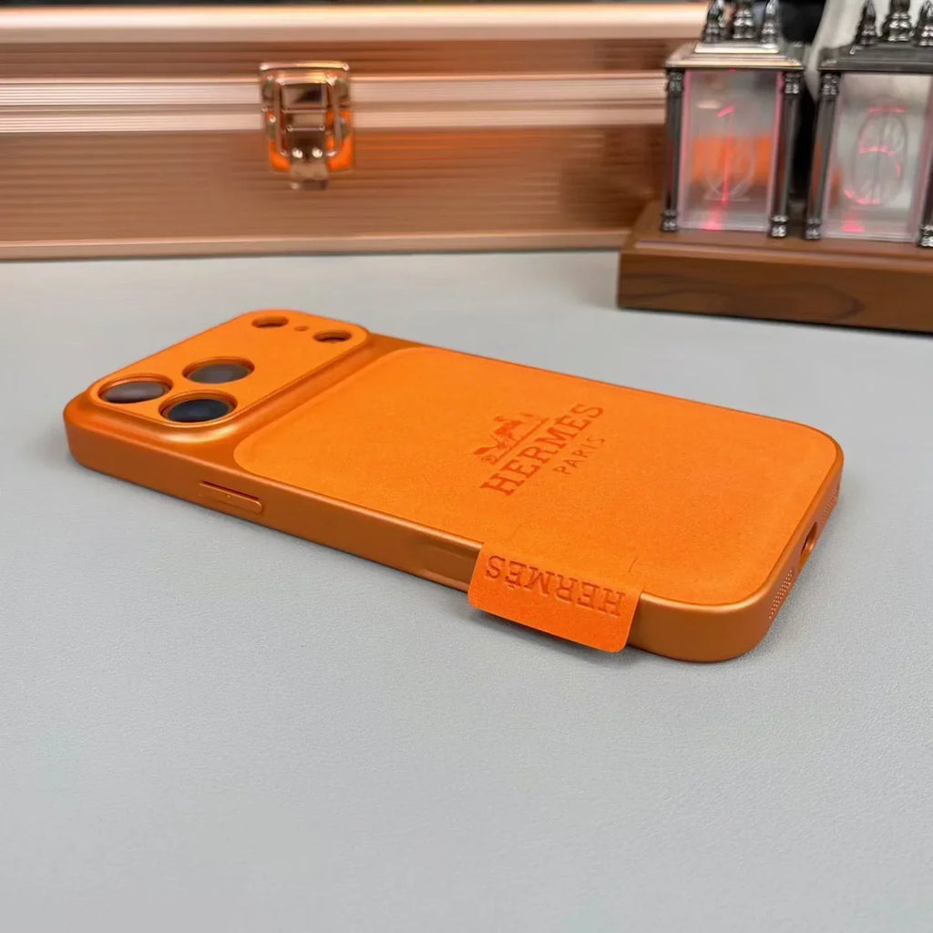 Silver Hermes iPhone 18 Pro Max Case – Luxury Hermes iPhone Case