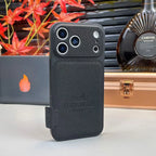 Black Hermes iPhone 17 Pro Max Case - Luxury Hermes iPhone Case