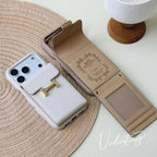 Hermès iPhone 18 Pro Max Case – Leather Hermes Phone Case With Card Holder