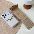 Hermès iPhone 17 Pro Max Case - Leather Hermes Phone Case With Card Holder