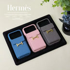 Hermès iPhone 18 Pro Max Case – Leather Hermes Phone Case With Card Holder