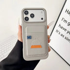 Brown Hermès iPhone 17 Pro Max Case with Card Slot - Luxury Leather Hermes Phone Case